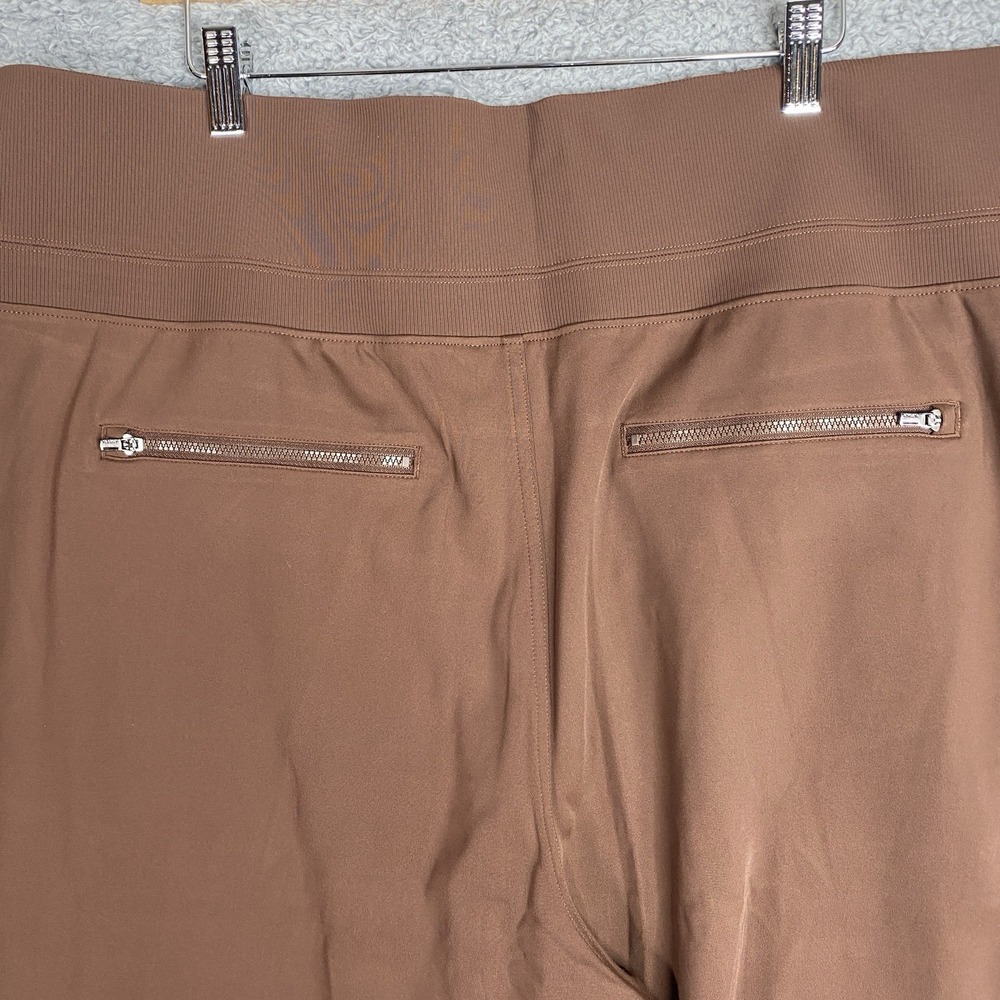 Athleta Venice Wide Leg Stretch Pant Size 3X Brown #882675 Travel Leisure Gym - Picture 14 of 16